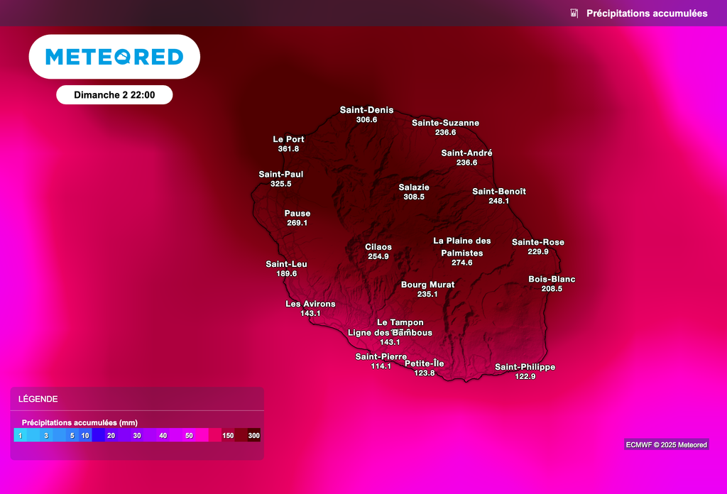 Des pluies diluviennes attendues avec le passage du cyclone Garance.