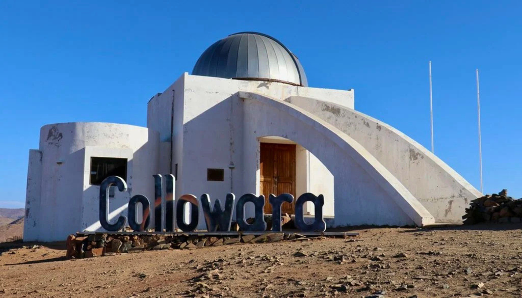 Observatorio Collowara. Observatorio Astronómico Collowara, Andacollo. Crédito: andacolloconectado.cl.