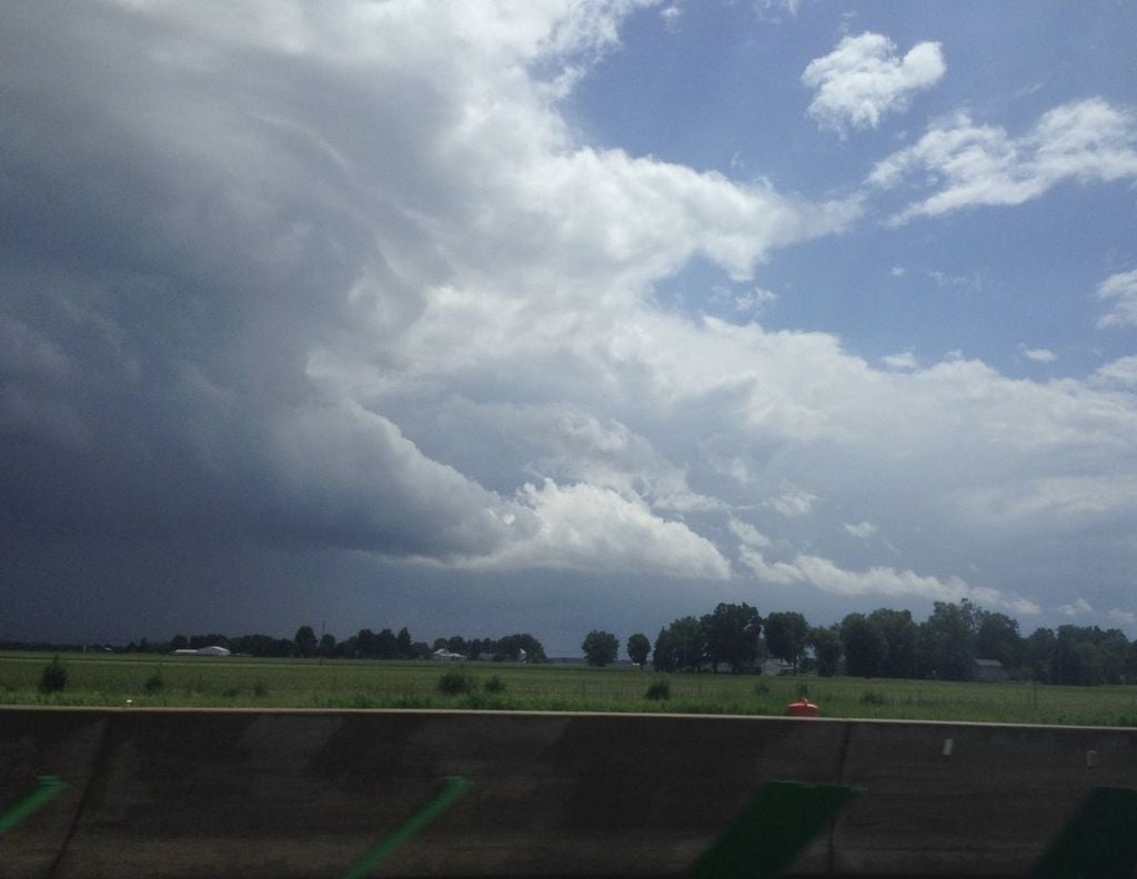 Llegada de un frente frío al norte de Ohio (EEUU) en mayo de 2016. Fuente: Wikipedia.