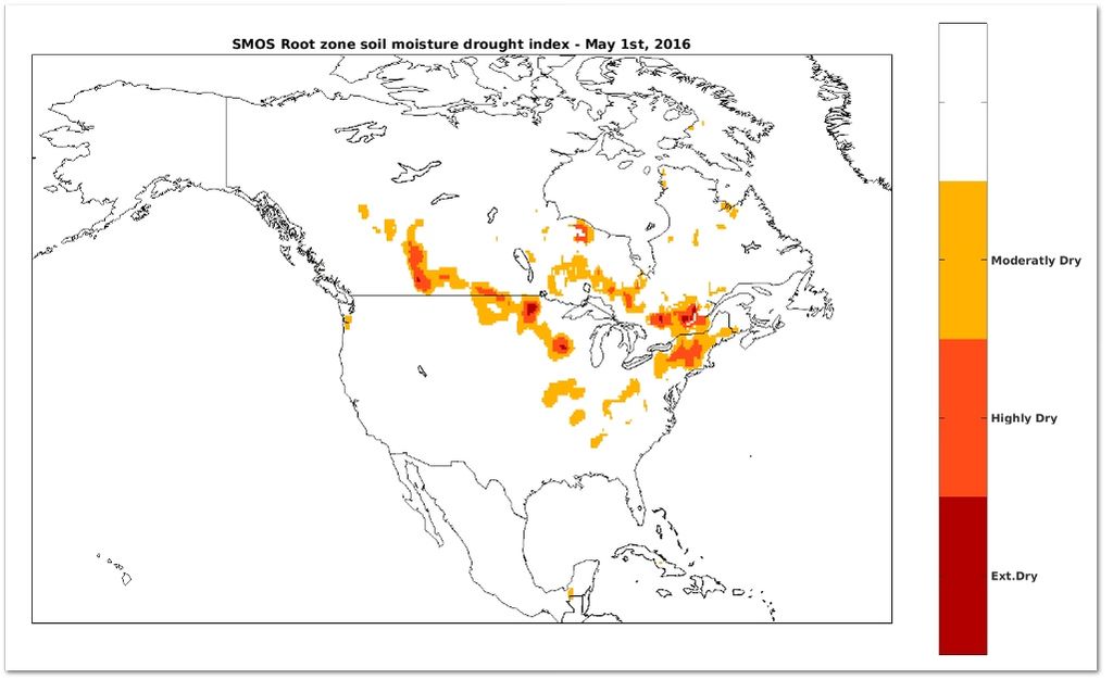 La Sequía En América Del Norte Y Los Fuegos