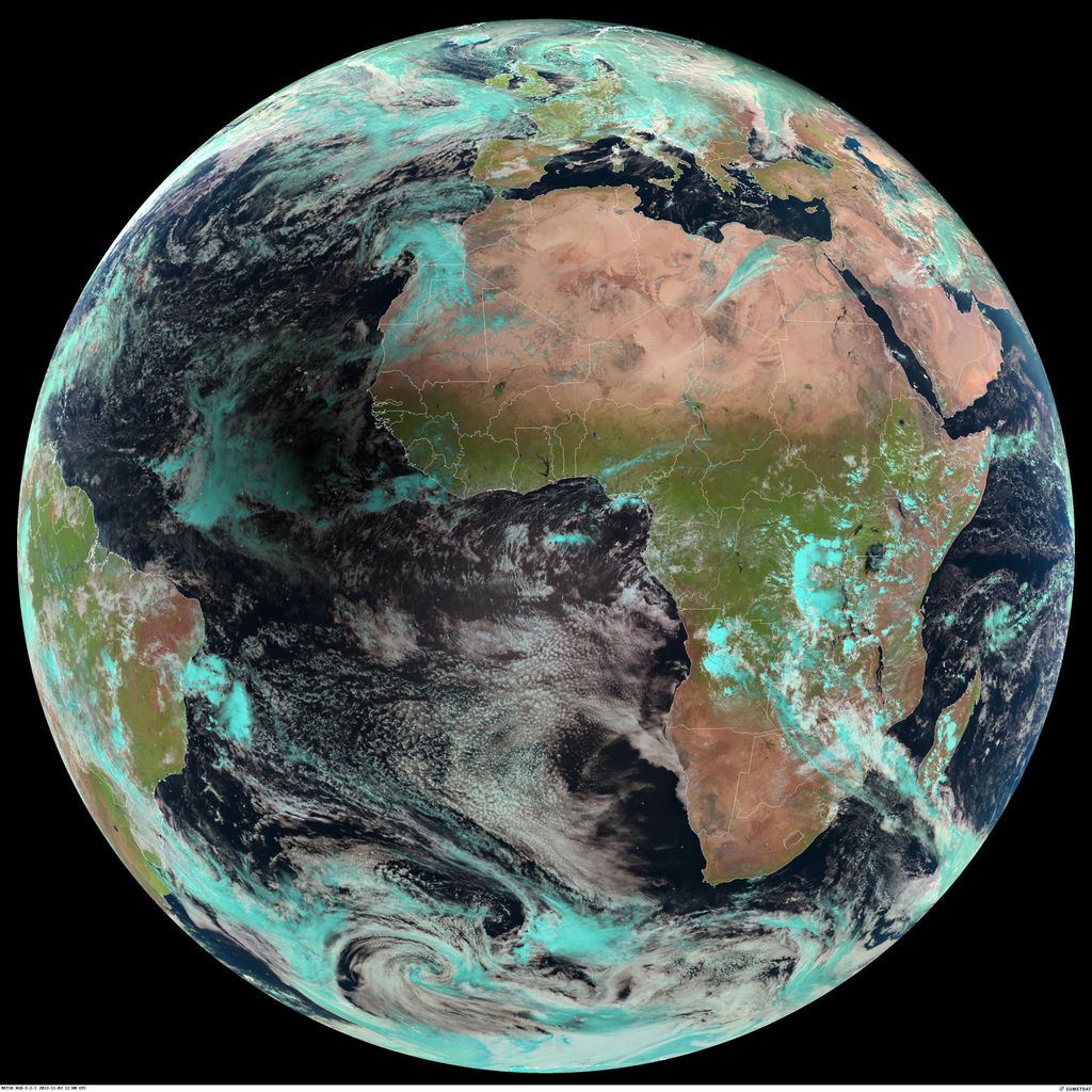 La Sombra De La Luna Vista Por Meteosat-10