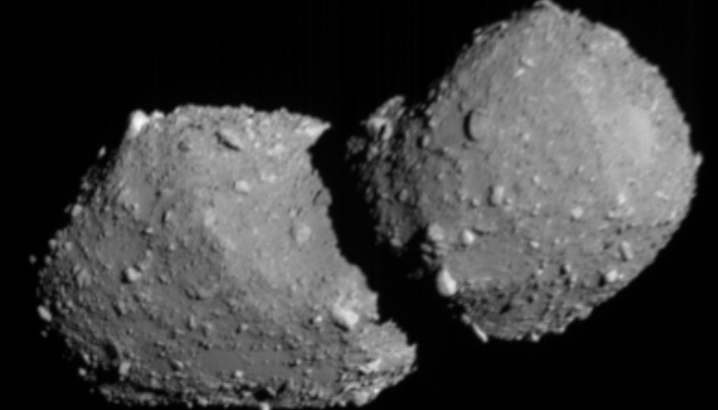 jaxa Imágen del asteroide captado por la sonda