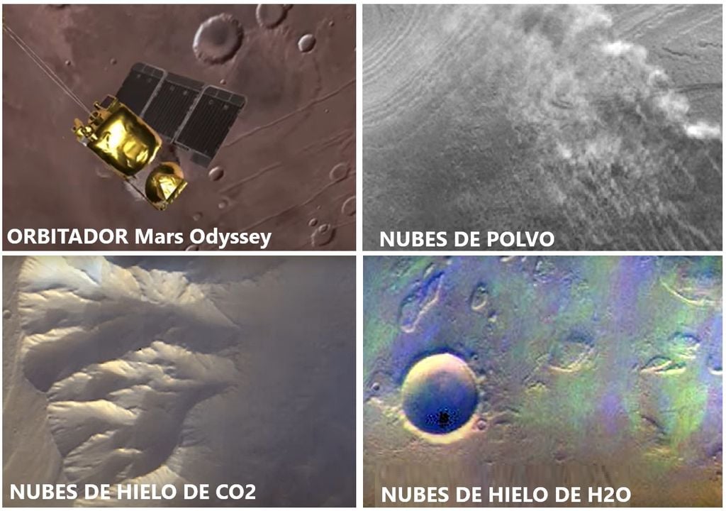 Mars Odyssey THEMIS NUBES MARTE Mars Odyssey THEMIS NUBES MARTE