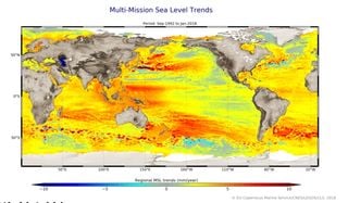 La subida del nivel del mar se está acelerando
