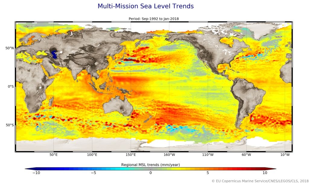 La Subida Del Nivel Del Mar Se Está Acelerando La Subida Del Nivel Del Mar Se Está Acelerando