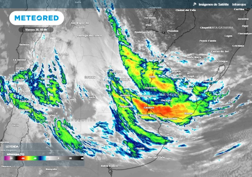 Tormenta de Santa Rosa ciglogénesis Sudestada alerta Servicio Meteorológico Nacional Buenos Aires