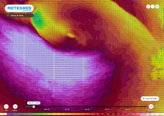 La 'superborrasca' atlántica ya ha alcanzado su máxima potencia