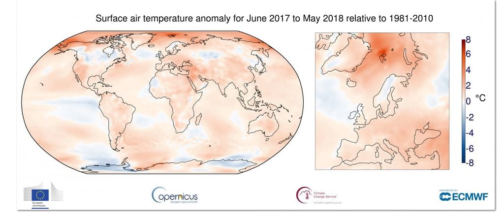 La Temperatura Del Aire En Mayo De 2018 La Temperatura Del Aire En Mayo De 2018