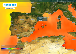 La temperatura del Mediterráneo se ha disparado 3 ºC en cuestión de 4 días: