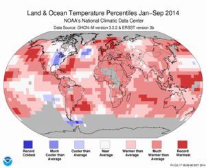 La Temperatura Media Global De Los Océanos Alcanza Un Nuevo Récord En 2014