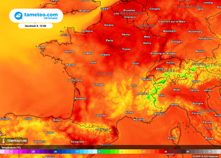 La tempête Oscar va souffler de l'air encore plus chaud sur la France ! À quand le pic de chaleur ?