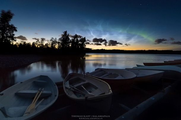 La Temporada De Auroras árticas Comienza