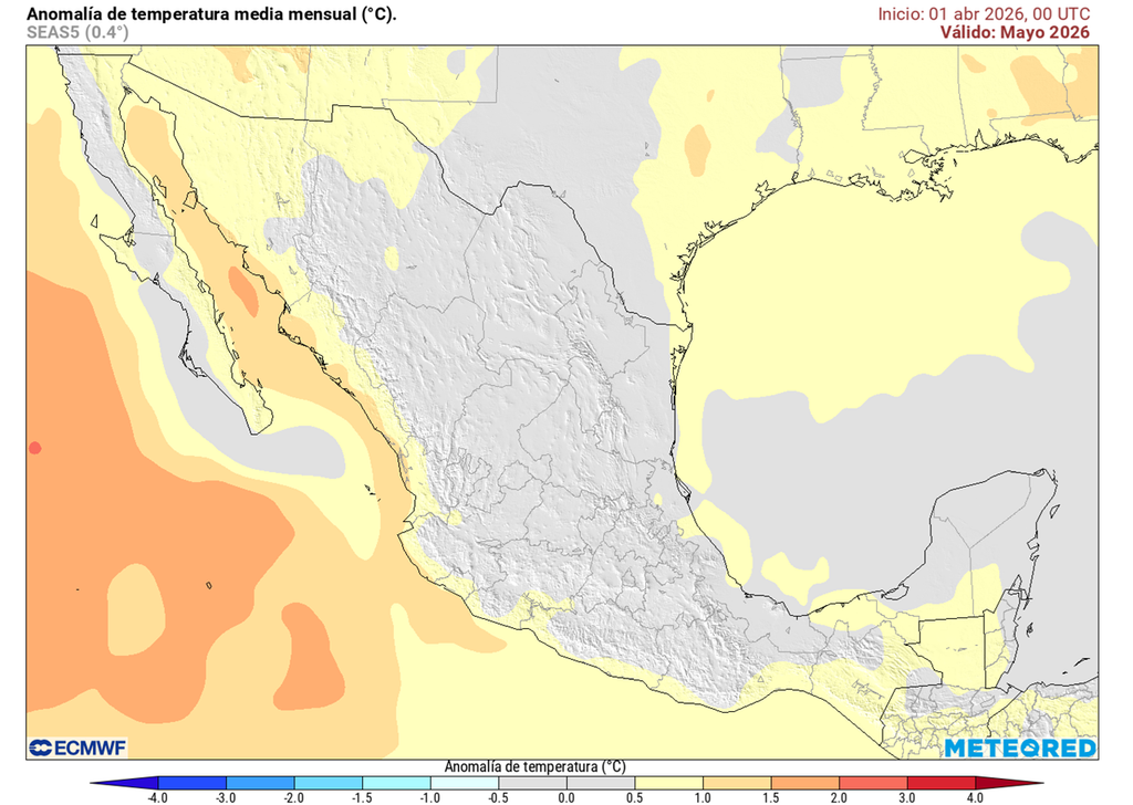 El calor se sentirá, pero podría ser breve ante la llegada de masas polares y el aumento notable de precipitaciones que ayudarían a regular temperaturas.