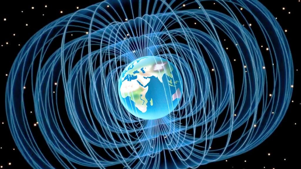 La magnetosfera funziona come vero e proprio scudo che impedisce alle particelle del plasma solare (vento solare) cariche ed energeticamente potenti e dannose di colpire l'atmosfera terrestre, proteggendola da miliardi di anni.