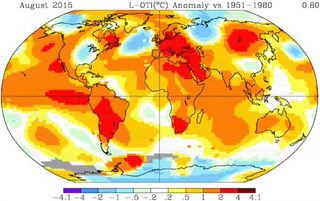 La Tierra tuvo su verano y su agosto más cálido en 2015