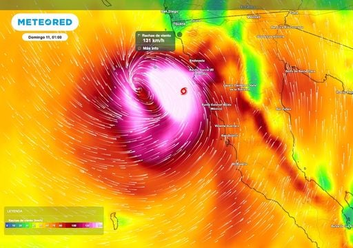 La tormenta Rachel impactar&aacute; el domingo en Baja California con vientos de hasta 120 km/h