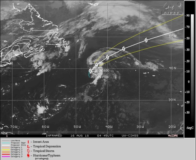 La Tormenta Subtropical Ernesto Se Forma En El Atlántico Norte