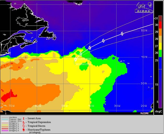 La Tormenta Subtropical Ernesto Se Forma En El Atlántico Norte La Tormenta Subtropical Ernesto Se Forma En El Atlántico Norte