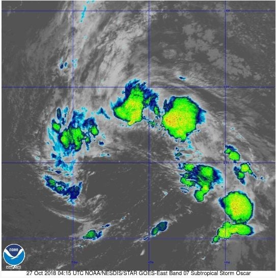 La Tormenta Subtropical Oscar Se Ha Formado En El Atlántico