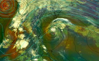 La tormenta tropical Arthur cerca de las costas Carolina del Norte