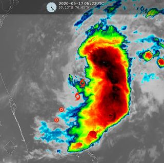 La tormenta tropical Arthur la primera de la temporada atlántica 2020