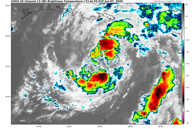 La tormenta tropical Cristóbal amenaza las costas americanas del GdM