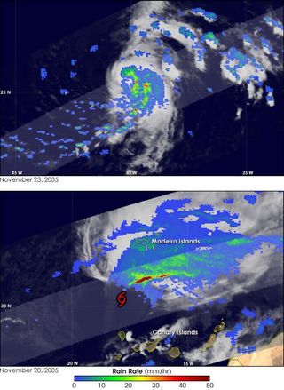 La tormenta tropical Delta (recordándola en su aniversario )