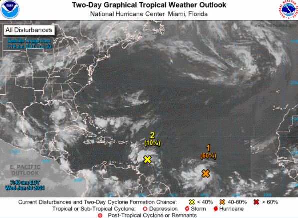 La tormenta tropical Elsa podría formarse a primeros de julio