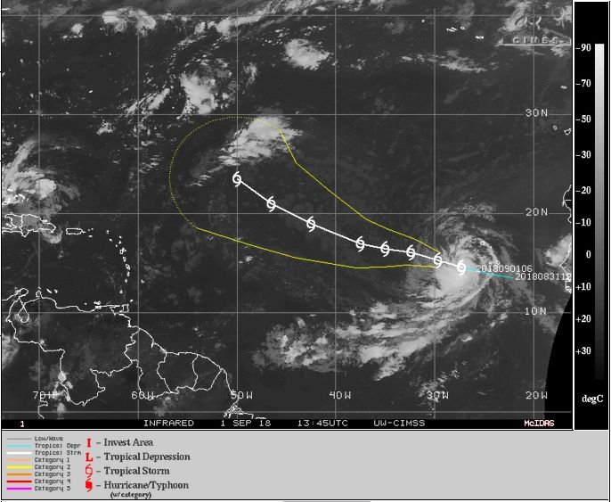 La Tormenta Tropical Florence Se Ha Formado En El Atlántico La Tormenta Tropical Florence Se Ha Formado En El Atlántico