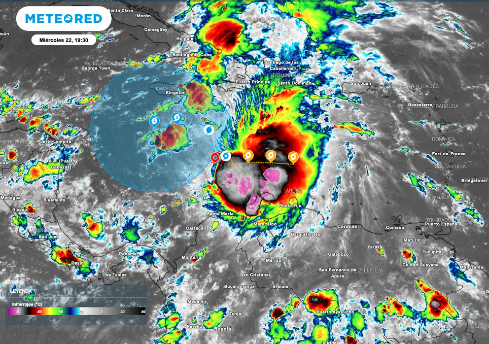 La tormenta tropical Melissa pudiera alcanzar el nivel de huracán categoría 4, poniendo bajo alerta a países del Caribe. Noticias en tiempo real