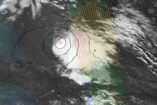 La tormenta tropical Sebastien en el Atlántico
