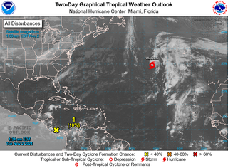 La tormenta tropical Wanda se resiste a 