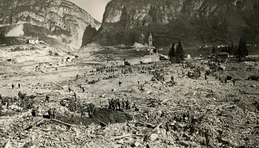 Il disastro in Nepal ricorda il Vajont: 63 anni fa una gigantesca frana provoc&ograve; una catastrofe sulle Alpi italiane