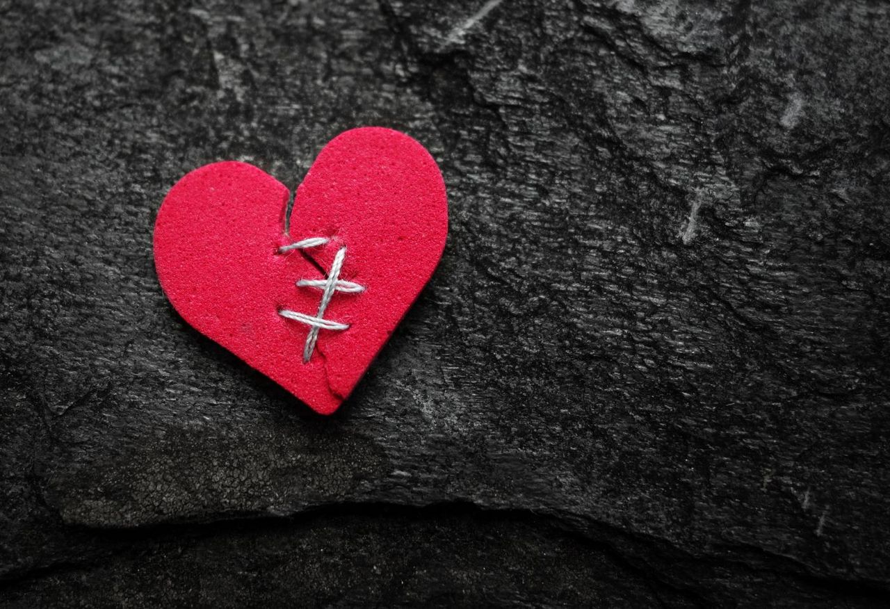 El desamor puede romperte el corazón realmente.