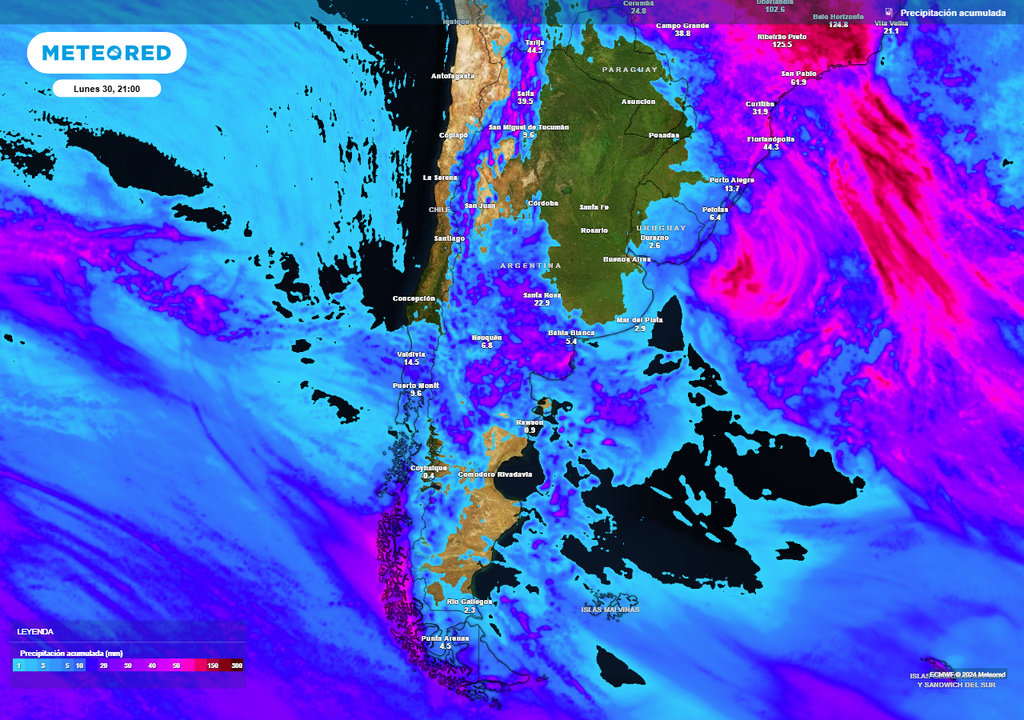 Navidad tiempo clima Argentina