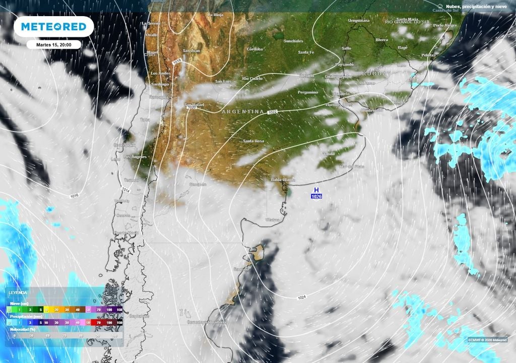 Buenos Aires AMBA pronóstico tiempo clima invierno primavera frío Mañana martes rotará marcadamente el viento al sur con ráfagas en el AMBA.