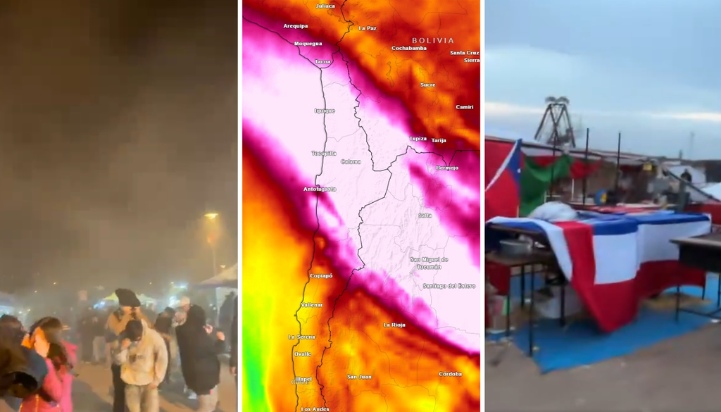imagenes de las fondas destruidas, viento y tormenta de arena y corriente en chorro El viento intenso de la vaguada de altura seguirá presente este 18 de septiembre. El viento estará presente y la inestabilidad seguirá dejando chubascos y posibilidad de tormentas eléctricas.