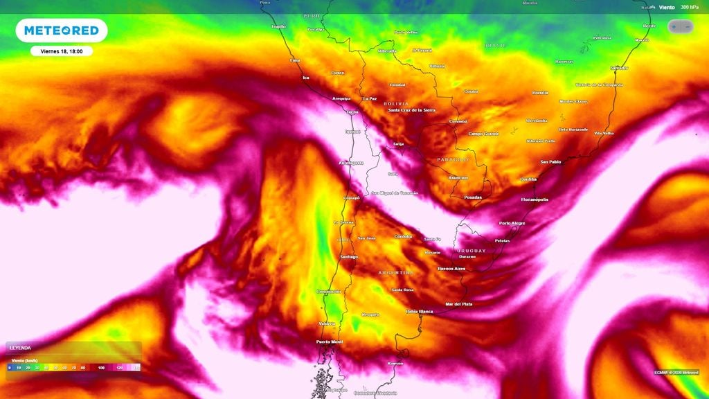 corriente en chorro La corriente en chorro está intensa y activa en el norte del país. La vaguada de altura se mantiene presente dejando fuertes vientos arrachados, precipitaciones e inestabilidad.