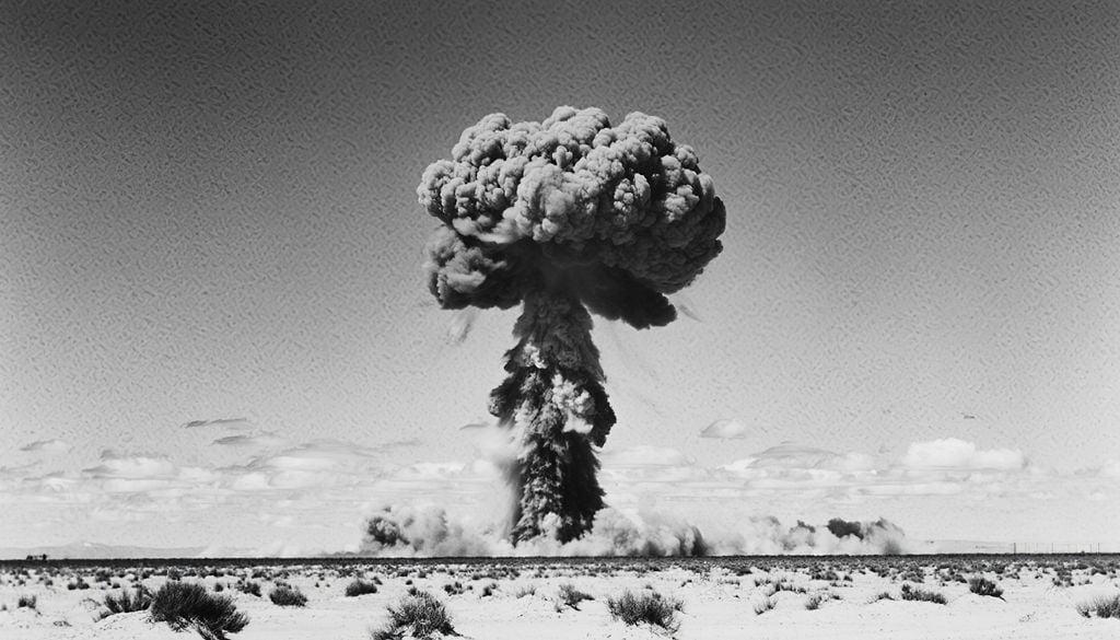 Il 27 agosto del 1957, nel deserto del Nevada, all'interno del programma di test nucleari noto come Operazione Plumbbob, gli scienziati americani dietro il via a un esperimento denominato Pascal-B. In un pozzo profondo 150 m venne fatto esplodere un ordigno molto potente, che avrebbe dato origine al mito del "tombino atomico" nello spazio.
