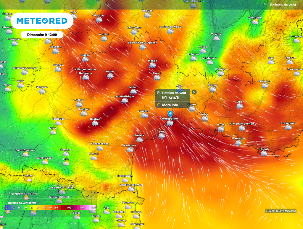 Vent encore très fort en début d'après-midi de dimanche. Vent encore très fort en début d'après-midi de dimanche.