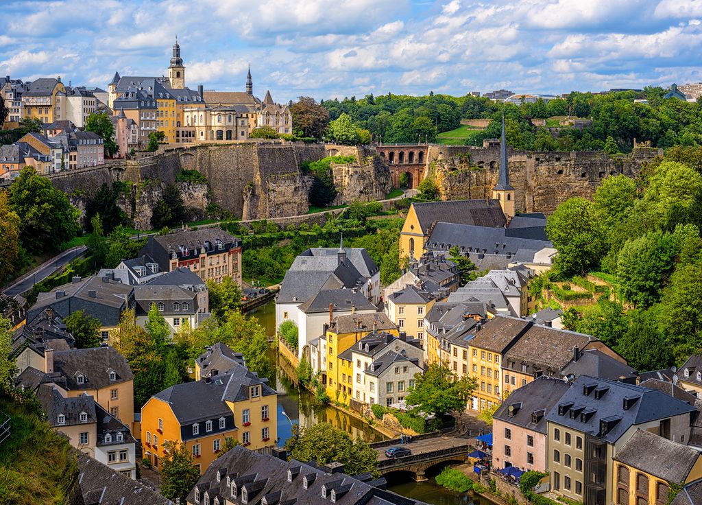 Le centre historique de Luxembourg.