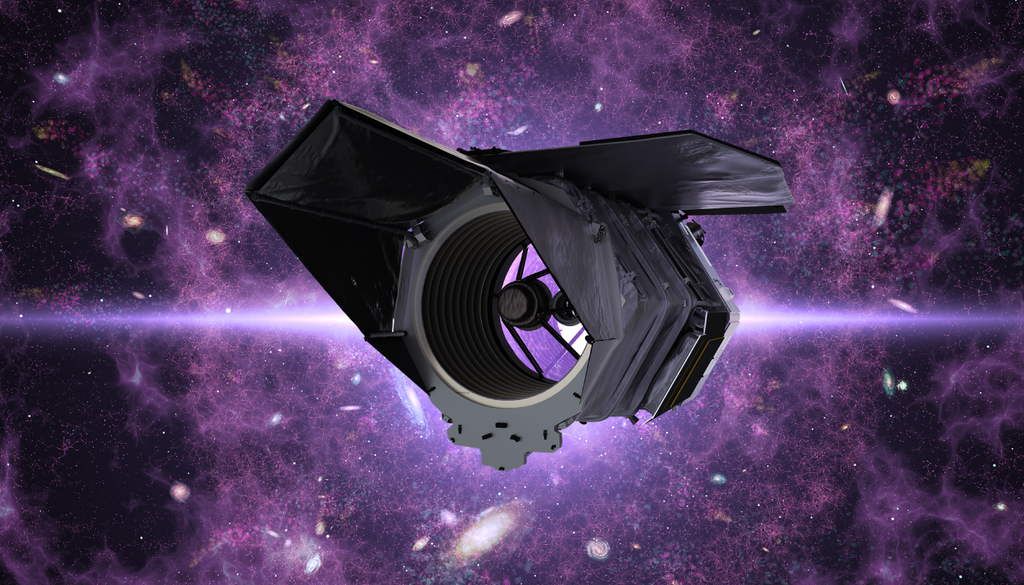 No dia 30 de agosto, está previsto o lançamento do Nancy Grace Roman, telescópio da NASA que vai investigar a energia escura e ampliar a busca por exoplanetas. Crédito: NASA