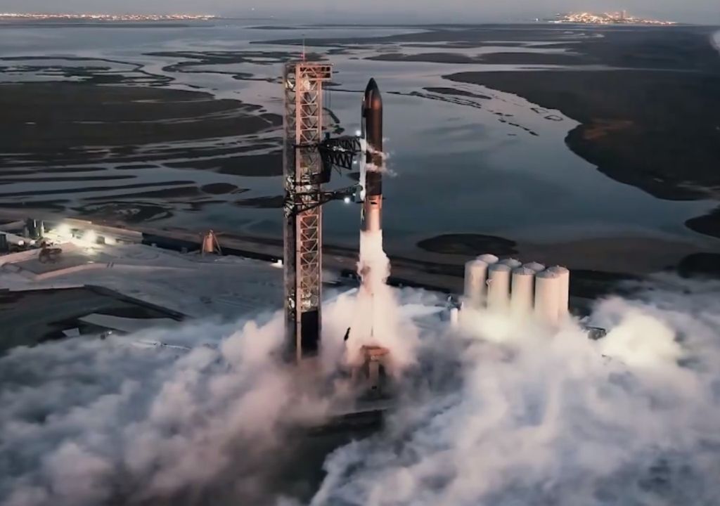 Despegó exitosamente el cohete Starship/Super Heavy de SpaceX