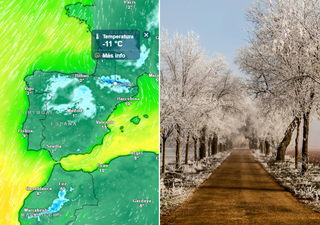 Las 12 ciudades que mañana amanecerán bajo cero: se recomienda circular con precaución ante posibles placas de hielo