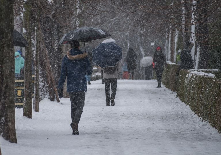 Las 3 ciudades españolas en el foco por la nieve: hasta 5 cm previstos entre el jueves y el viernes