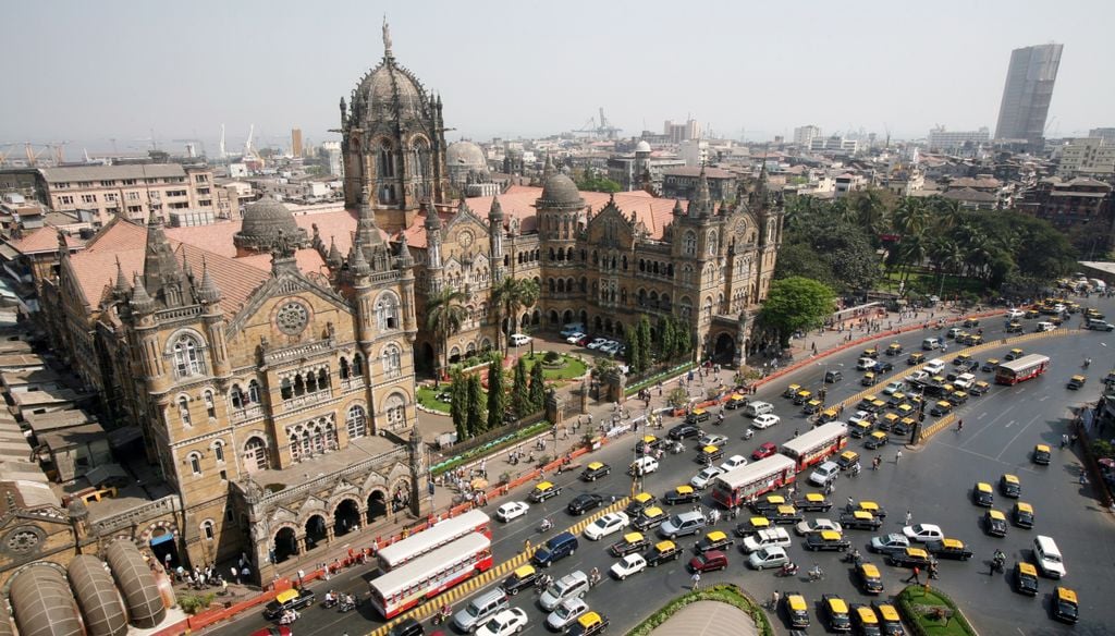 Chhatrapati Shivaji Maharaj Terminus, en Mumbai, India, está declarada Patrimonio de la Humanidad por la UNESCO.