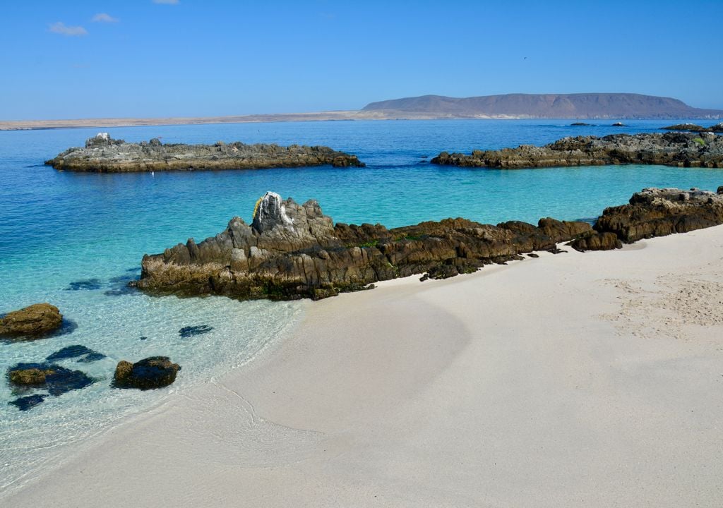 Bahía Inglesa, playa de la Región de Atacama, norte de Chile.