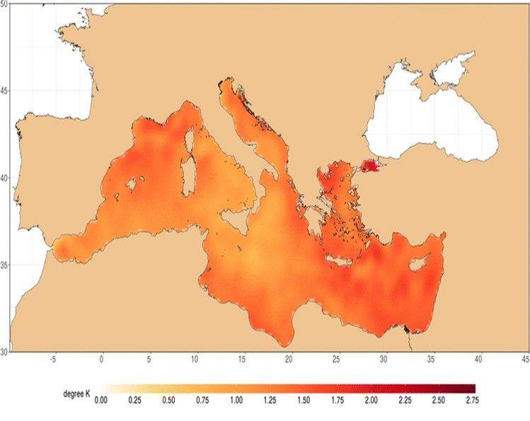 Las Aguas Del Mediterráneo Muy Cálidas Las Aguas Del Mediterráneo Muy Cálidas