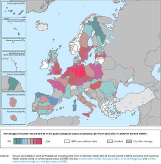 Las aguas europeas están cada vez más limpias, pero subsisten grandes desafíos