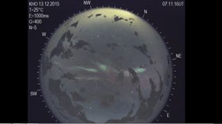 Las auroras “baches” de velocidad